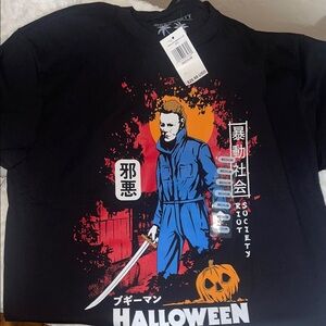 Black Halloween Graphic T-Shirt